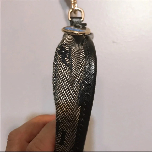 Dooney & Bourke Monogrammed Flap Snap Wristlet - Picture 3 of 7